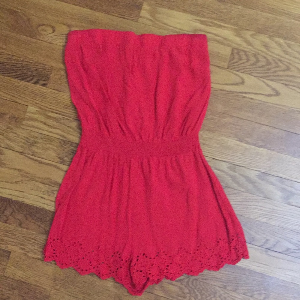 Strapless Romper